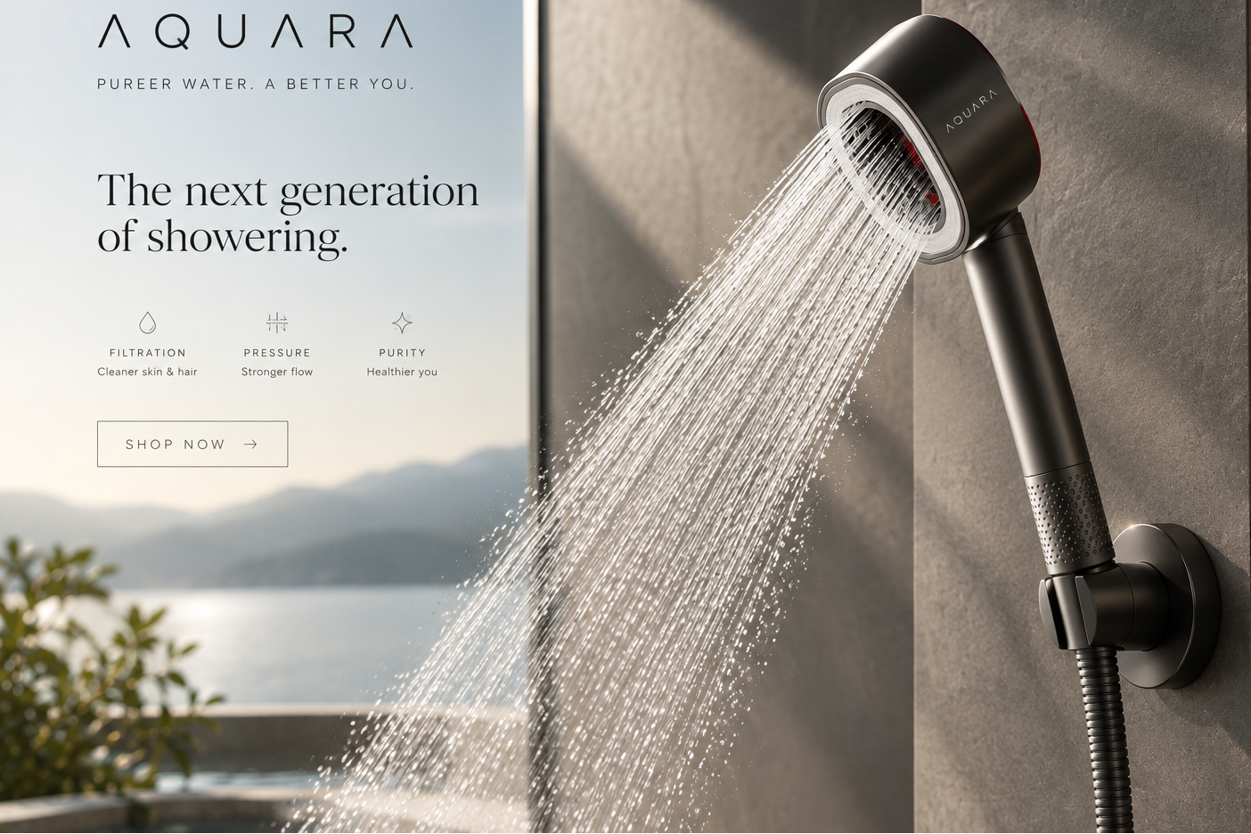 Aquara Filtered Aromatherapy Showerhead